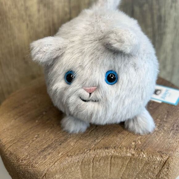 Jellycat Grey Kitten Caboodle Gray Cat FAST SHIP NEW - Picture 2 of 5